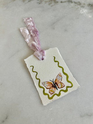 Hand-painted Butterfly Gift/Table Setting Tags- 1 piece