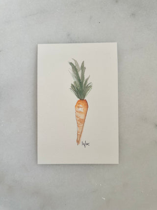 Carrot - 001 - Original Painting - 4x6