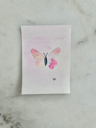 Butterfly 302 - Original Painting - 5x7