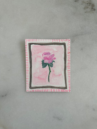 Floral 006 - Original Painting - 4x4.75
