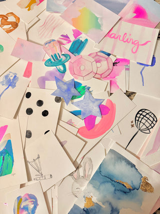 Stardust Bundle — 15 Hand-Painted Paper Keepsakes