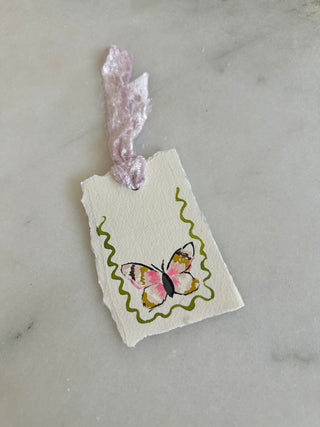 Hand-painted Butterfly Gift/Table Setting Tags- 1 piece