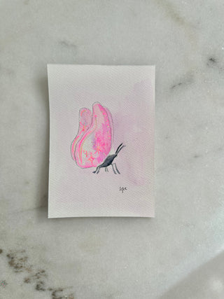 Butterfly 309 - Original Painting - 5x7