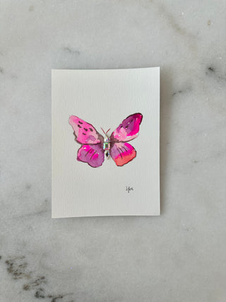Butterfly 294 - Original Painting - 5x7
