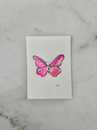 Butterfly 298 - Original Painting - 5x7