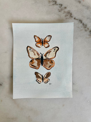 Butterfly 259  - Original Painting - 8x10