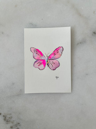 Butterfly 290 - Original Painting - 5x7