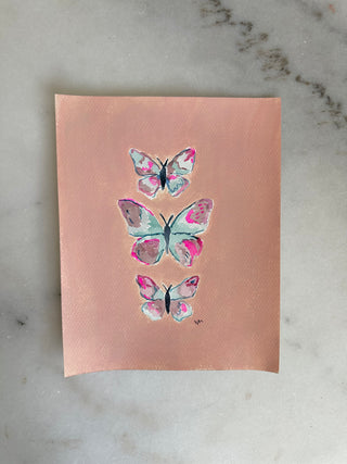 Butterfly 265  - Original Painting - 8x10