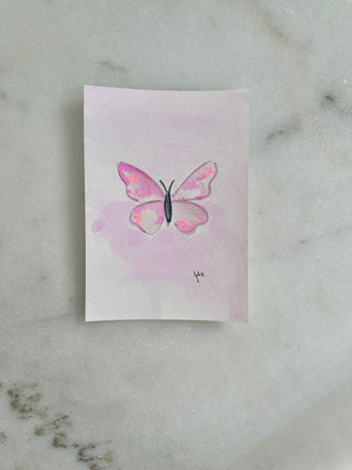 Butterfly 308 - Original Painting - 5x7