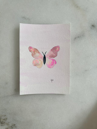 Butterfly 315 - Original Painting - 5x7