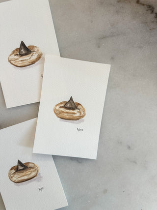 Christmas Cookie-  001- Original Painting - 4x6 or 5x7