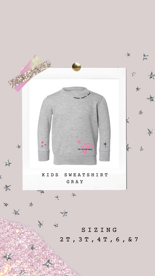 The Glitter Vault Sweatshirt - KIDS - GRAY