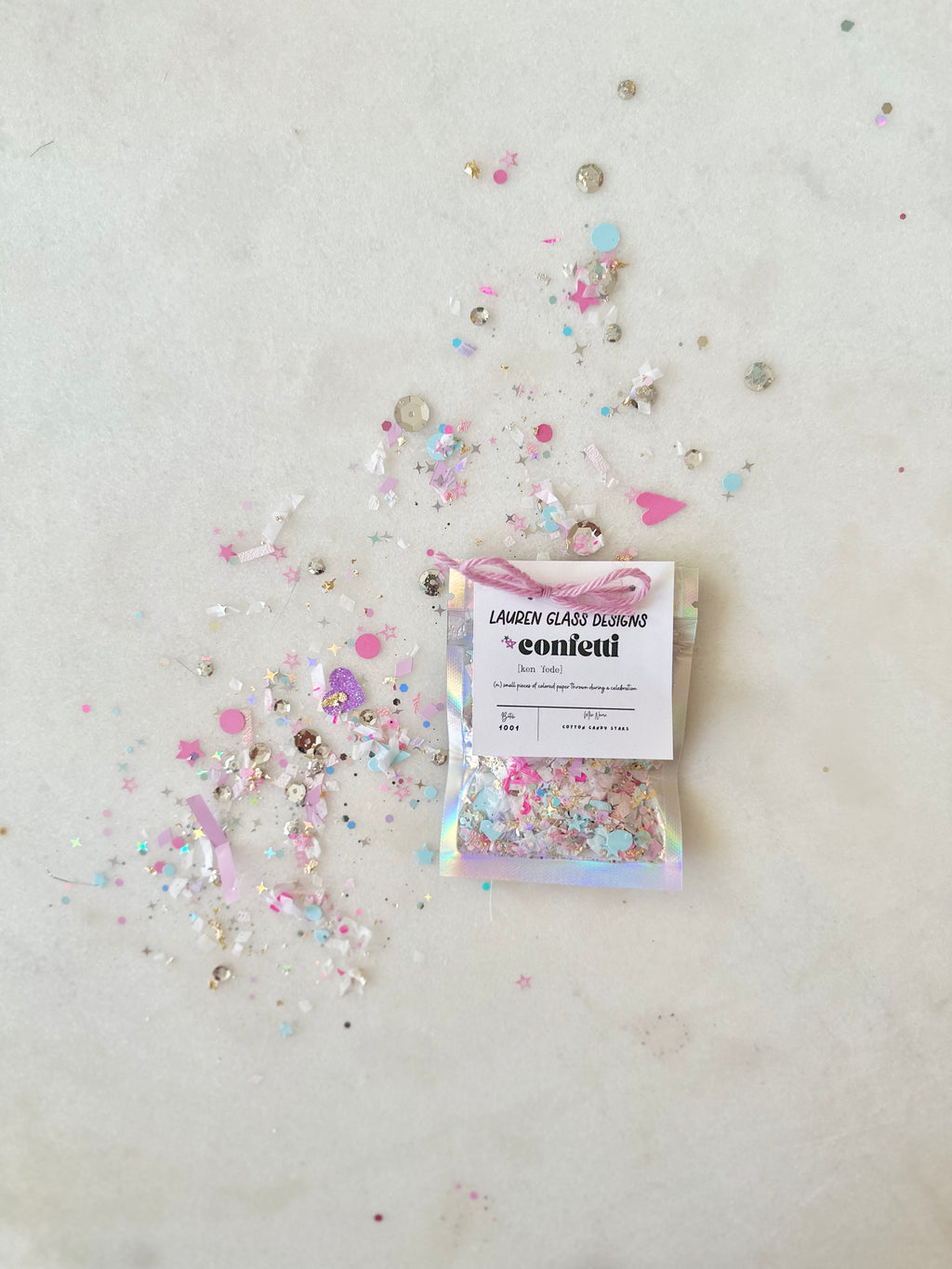 Cotton Candy Stars - Confetti Mix – Lauren Glass Designs