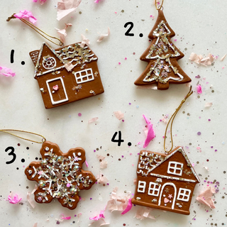 Gingerbread Crystal Tags