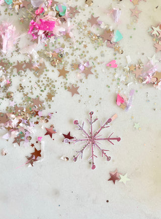 Snowflake - Confetti Charm