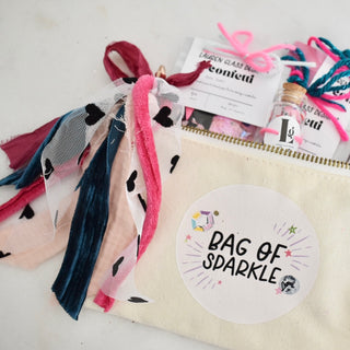 BAG OF SPARKLE - ZIPPERED POUCH