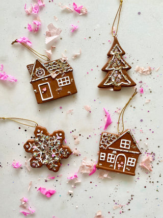 Gingerbread Crystal Tags