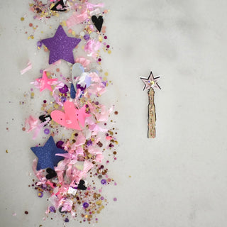 Witch Wand “Star” - Confetti Charm