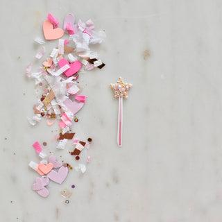 Princess Fairy Wand - Confetti Charm